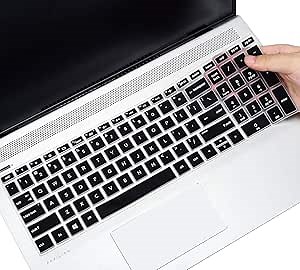Keyboard Cover for HP Laptop 15.6 15-dw 15-dy 15-da/db 15-ef 15-bs/bw 15-dy5033dx dy5073dx dy2073dx dy5399nr dy5599nr 15-dw4047nr 15t-dw400/HP 17.3 Laptop 17-by/bs/ca 17-by4022wm by4025nr -Black