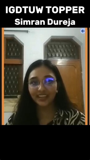 Exam Last Time Topper Guide | Kaise karein padhayi IGDTUW Topper , NIMCET Ranker #nimcet