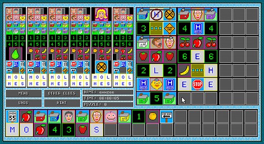 Sherlock game at DOSGames.com