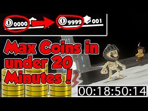 Fastest Way to Get Coins in Super Mario Odyssey (9999 in 18:50)