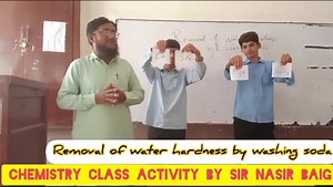 8.1K views · 111 reactions | Chemistry class activity Topic. Removal of water hardness by washing soda. Teacher. Nasir Baig GHS 13/14 L Sahiwal. | DTE Punjab DSD | Facebook