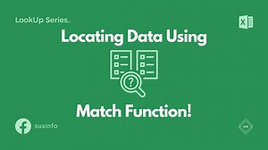 How To LookUp for Exact Value Using Match Function in Excel? 🧑‍💻 Save time with my tips! ⌛ Ask me questions in comments 💬 ❤️Like & 👩‍💻🧑‍💻Follow for more Excel Tips and Tricks. Don’t forget to save 📩 and share 🤳🏽with your Friends. #excel #exceltips #exceltricks #dataentry #accounting #exceltipsandtricks #finance #exceltutorial #spreadsheets #exceltraining #workfromhome #wfh #learnexcel #susinfo Background Music Credits: Title: Good Intentions Artist: Giulio Cercato | SUS INFO