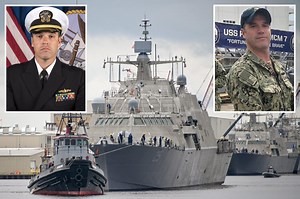 US Navy officer dies by apparent suicide aboard his docked combat ship