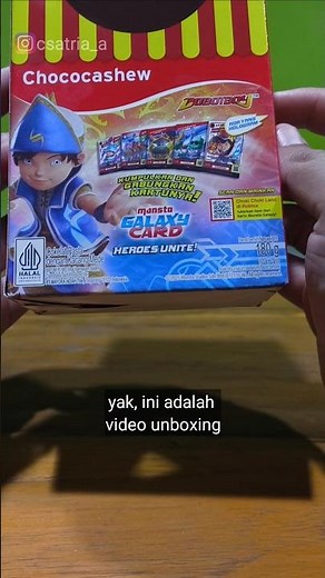 Unboxing Choki Choki Card "Boboiboy Monsta Galaxy Card Season 2" - Latest 2025