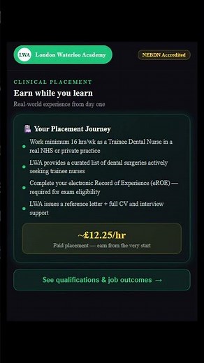 UK Dental Nursing Course: Week-by-Week Walkthrough | NEBDN Level 3 Diploma