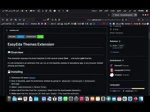 How to make EasyEDA in complate Black (night) mode!