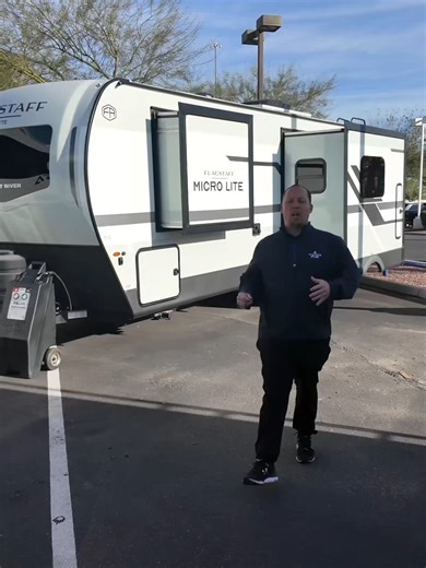 Today we’re taking a look at the 2026 Forest River Flagstaff Micro Lite 25SRK, and if you love a rear kitchen travel trailer, this one is going to catch your attention. #traveltrailer #camper #trailer #rv #rving