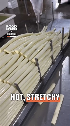 I never knew this is how they make string cheese 😯🧀 | FOODbible