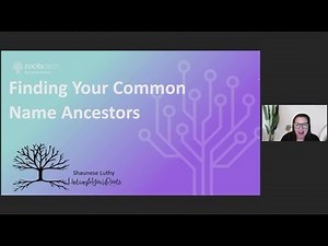 Finding Your Common Name Ancestor