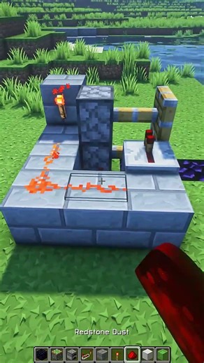 Minecraft Sliding Door😍