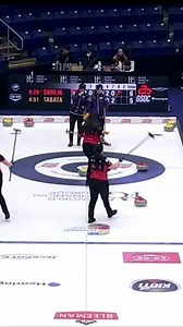 This shot by Margot is *chefs kiss* Deserves a fist pump requested by Lainger on the 🎤😉 #curling | Grand Slam of Curling