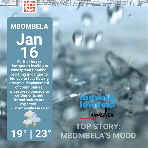 Your weather for today! | Mpumalanga News