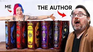 I made massive leatherbound books and gave them to the author