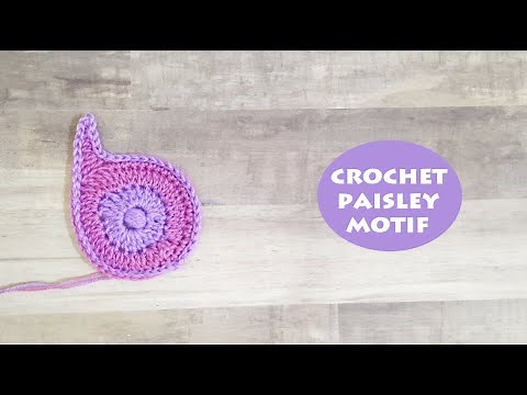 How to crochet a paisley? | Crochet With Samra