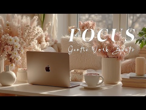 Work Jazz ~ Relaxing Focus Music for Deep Work & Enhanced Productivity 🌸