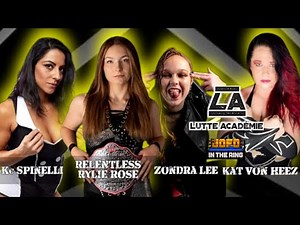 We talk Kc Spinelli Relentless Rylie Rose Kat Von Heez Zondra Lee ahead of Lutte Academie