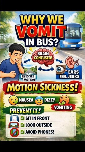 “Why We Feel Vomiting in Bus 🤢😲” #shortvideo #shorts #telugu #naniuncoverd #viralvideos
