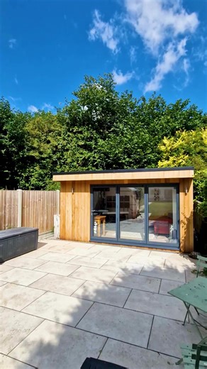 Where creativity meets comfort. This bespoke 18sqm garden room in Shenfield was designed as a music-filled sanctuary, complete with a dedicated practice area, display space for instruments, and a cosy lounge for downtime. A perfect blend of style, daylight, and inspiration, right at the bottom of the garden. #HawksbeckGardenRooms #MusicRoom #GardenStudio #CreativeSpace #GardenRoomDesign