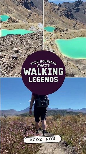 Tongariro Alpine Crossing - Walking Legends Guided Walks Reel