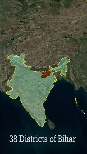 All districts of Bihar ..#facts #bihar #map