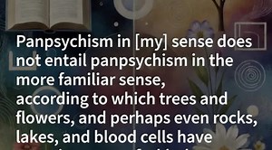 Thomas Nagel on Panpsychism in 1979