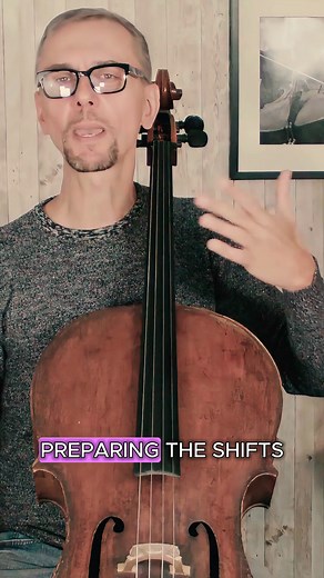 Long shifts = elbow leads, wrist follows ➡️ Think “move the whole arm,” not crawling fingers. Keep the wrist flexible (no kinks), thumb light on the neck, and let a guide finger track the slide. Release, travel, arrive—then set the hand frame. #cellolessons #celloteacher #cellopedia | Cellopedia