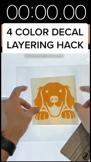 Layer Adhesive Vinyl Decals in Under a Minute