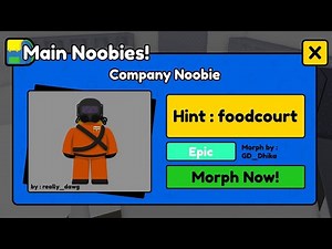 How to get COMPANY Noobie in FIND THE NOOBIES Roblox