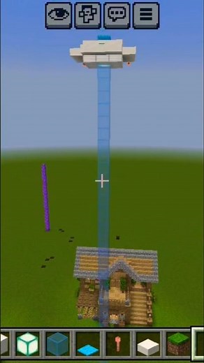 HOW TO MAKE UFO IN MINECRAFT