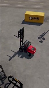 Stacking multiple containers in farming simulator 22 for logging #farmingsimulator22 #fs22 #gaming