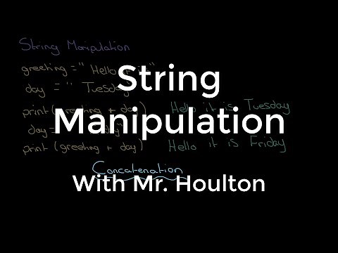 2.2.1 String Manipulation - Revise GCSE Computer Science