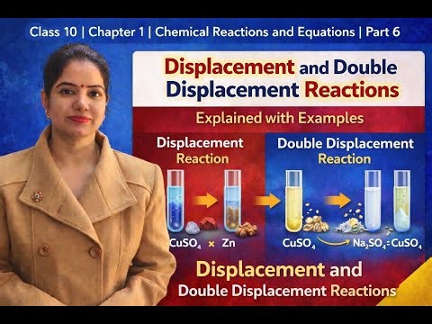Class 10 | Chemical Reactions and Equations Part 6 | Displacement and Double Displacement Reactions
