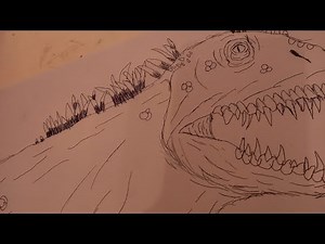 How to draw scorpius rex from camp Cretaceous