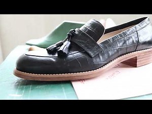Hand-Made Loafers! Pattern making, Assembling, Sewing, Lasting, Sole&Heel Making! [Shoemaking Pro]