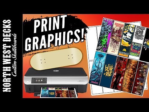How To Print Fingerboard Graphics TUTORIAL + Template DL