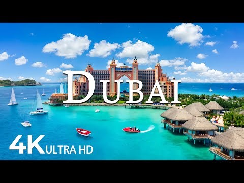 FLYING OVER DUBAI (4K UHD) – Soothing Music Along With Beautiful Nature Video - 4K Video ULTRA HD