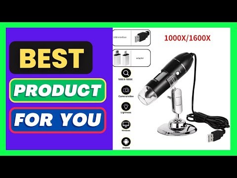 Digital Microscope Camera 1600X 3in1 Type-C USB Portable Electronic