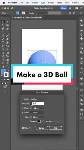 Tutorial de Illustrator: Cómo hacer una esfera 3D