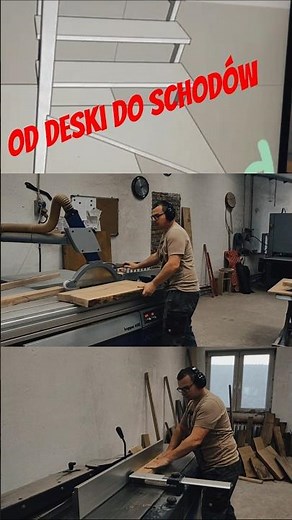 Jak powstają drewniane schody w 26 sekund