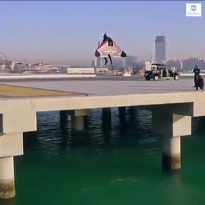 82K views · 2.2K reactions | 'Jetman' soars over Dubai in stunning solo flight wearing a carbon fiber wing powered by four mini jet engines. He took off from the ground and transitioned to almost 6,000 feet above sea level. https://abcn.ws/2V35der | ABC World News Tonight with David Muir | Facebook