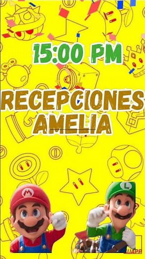🎉 Video Invitación Digital Mario Bros Editable en Canva | Ideal para Cumpleaños Infantiles