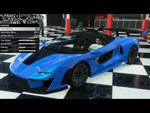 GTA 5 - Past DLC Vehicle Customization - Progen Emerus (McLaren Senna)