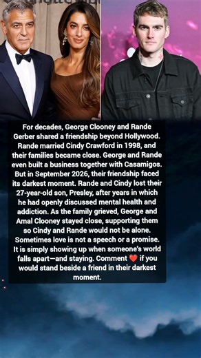 George & Amal Clooney Stand by Cindy Crawford After Presley’s Death | A Story of Friendship & Love