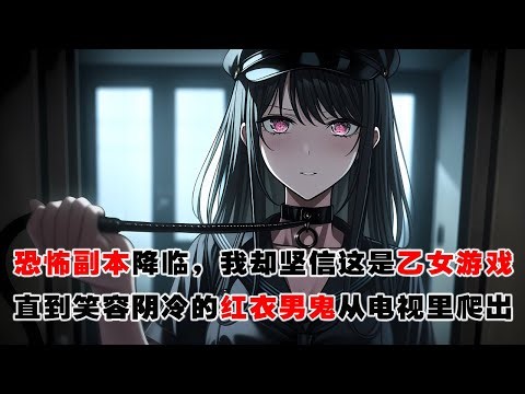 💢《我在恐怖遊戲裏不按套路出牌》：恐怖副本降臨，我卻堅信這是乙女遊戲。紅衣男鬼從電視裏爬出，笑容陰冷......#惊悚 #恐怖 #灵异 #皮皮说漫