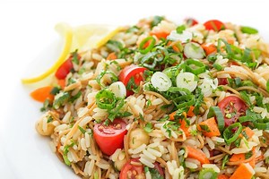 Lebanese Rice Salad - The Lemon Bowl
