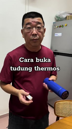 #Kehidupan#cara buka tudung thermos