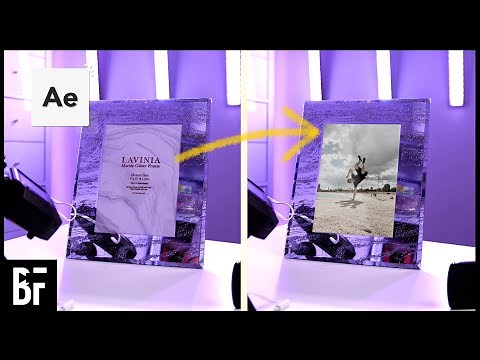 Digitally Add Photos into a Photo Frame - After Effects Tutorial