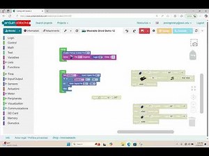Wearable Droid - Arduino Blocks - Button