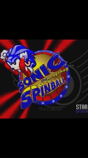 Sonic pinball is the best #sonicthehedgehog #viralvideo #gameplay