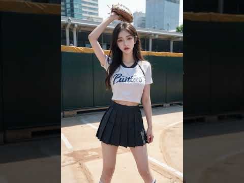 [4K] Ai 치어리더 룩북 세로영상 / Cheerleader Lookbook (Vertical Ver)